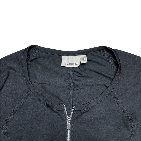 ATHLETA Illume UPF Fitted Top Black Size Medium - Picture 4 of 7